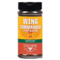 Fire&Smoke Wing Commander Fierce Wing Rub 12 Oz