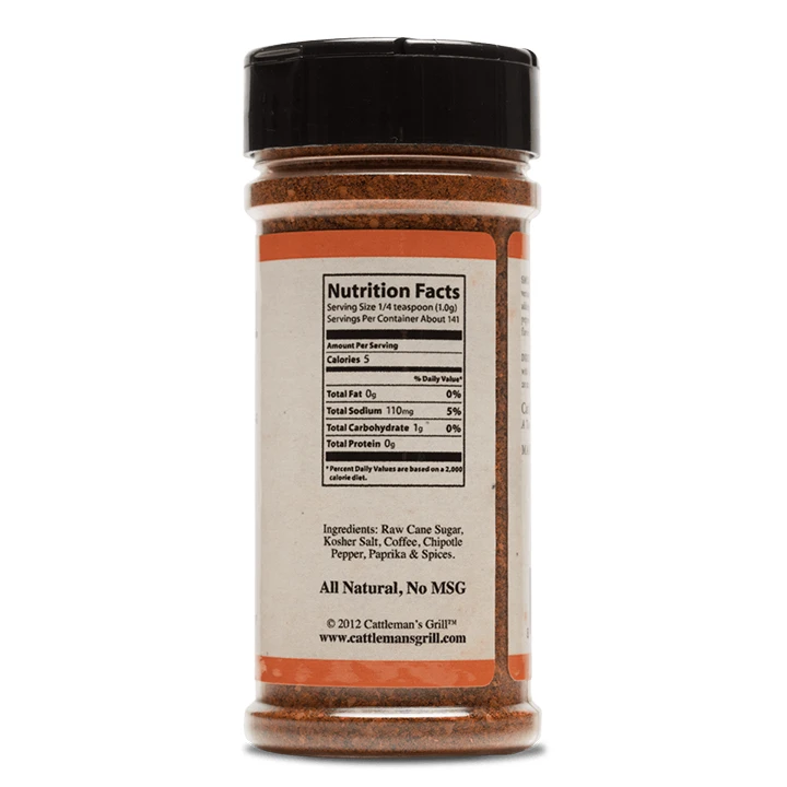 Cattleman's Grill 'Smoky Chipotle' Coffee Steak Seasoning 11.8 Oz - Afbeelding 2