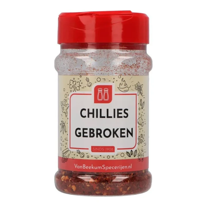 Van Beekum Chilies Gebroken 80 Gram