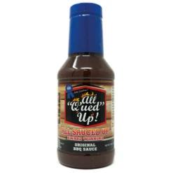 All Q'ued Up! All Sauced Up Original BBQ Sauce 18 Oz
