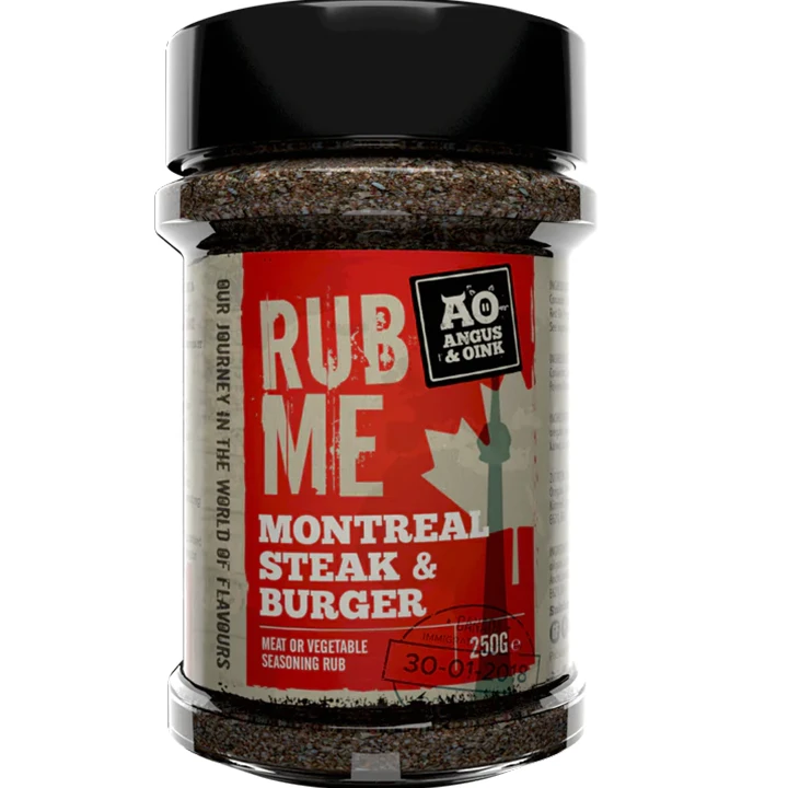 Angus&Oink (Rub Me) Montreal Steak & Burger Seasoning 250 Gram
