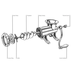 Porkert No32 Thumbscrew / Zwengel Moer