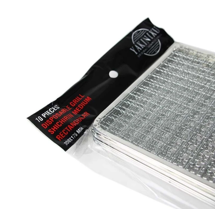 Yakiniku Wegwerprooster Rechthoekig (10 Stuks) - Afbeelding 3