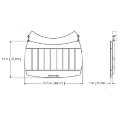 Big Green Egg Acacia Wood Egg Mates XLarge