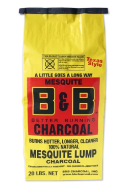 B&B Mesquite Lump Charcoal 9 Kg